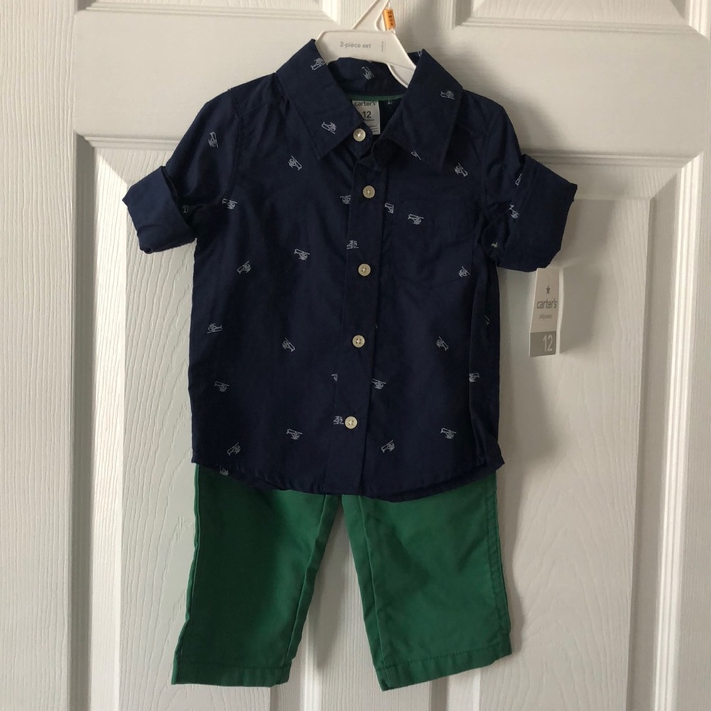COPY - 12m shirt and long pants set